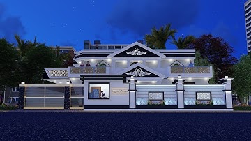 3D WALKTHROUGH FOR  RESIDENTIAL VILLA DESIGNED BY STUDIO VASTUSHILP DESIGN