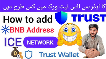 How to add bnb smart chain address in ice network|How to add bnb smart chain in trust wallet|