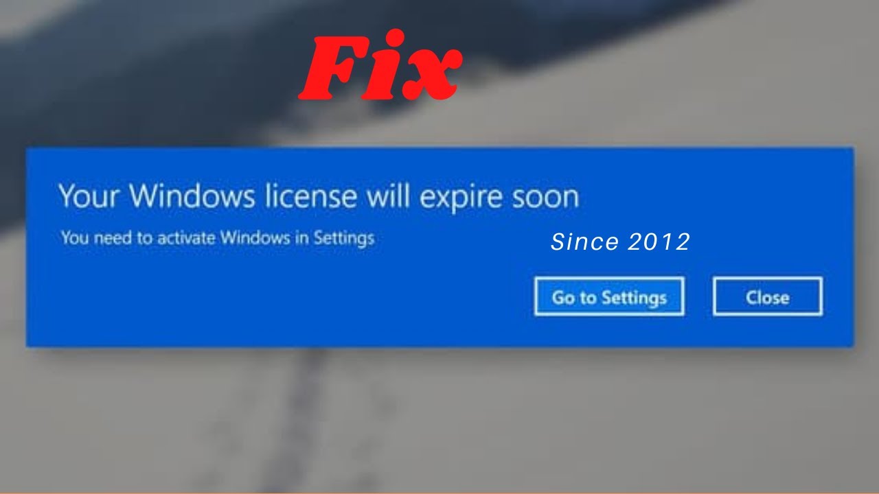 windows 10 pro license key expired