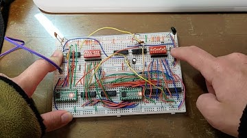 Simple binary divider logic circuit
