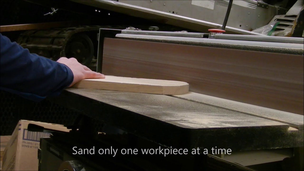 Belt Sander Safety Video YouTube