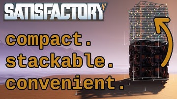 Satisfactory 1.0 Tutorial: Compact Stackable Blueprints