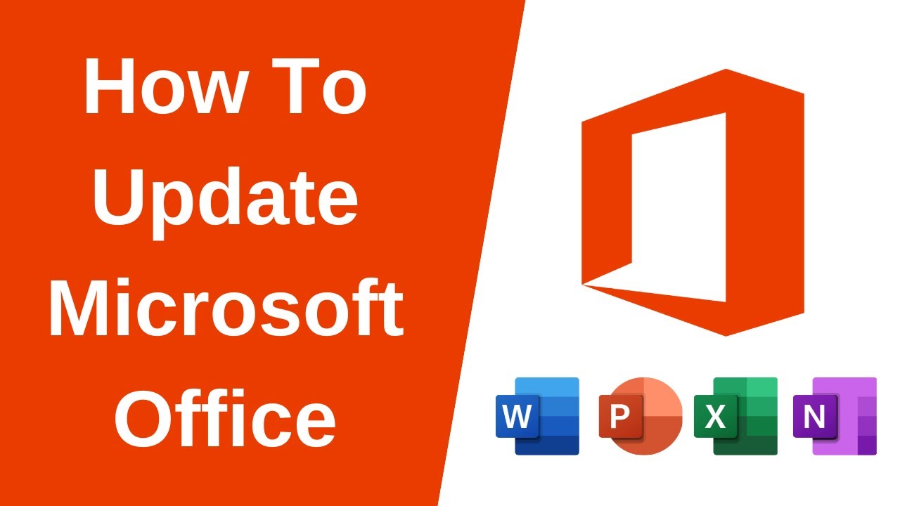 How To Update Microsoft Office YouTube