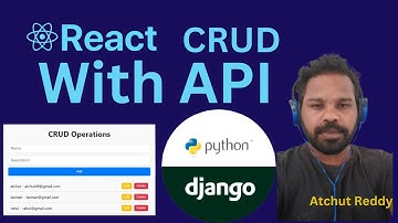Full-Stack CRUD Operations with React and Django: Step-by-Step Tutorial