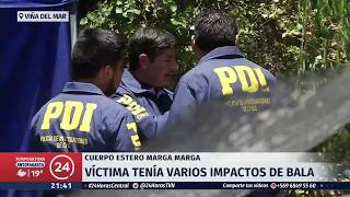 Impacto por hallazgo de cuerpo baleado en costado de estero Marga Marga | 24 Horas TVN Chile