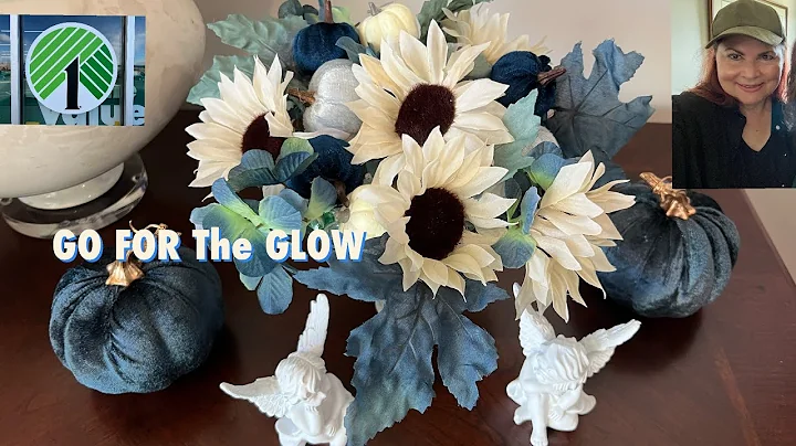 BEAUTIFUL Lighted Centerpiece Dollar Tree DIY Fall 2023