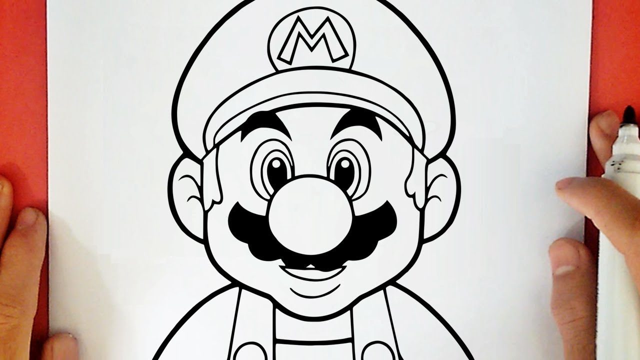 HOW TO DRAW SUPER MARIO