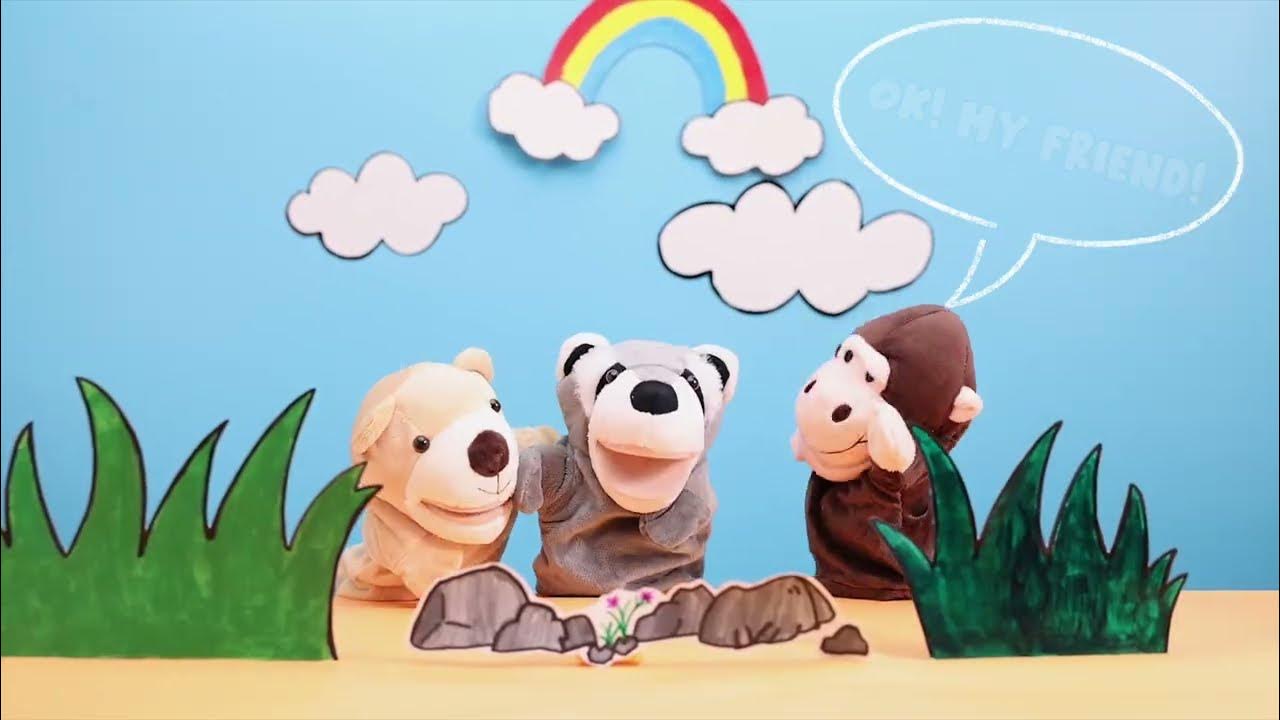 Cute hand puppets Animal hand puppets Plush animal hand puppets