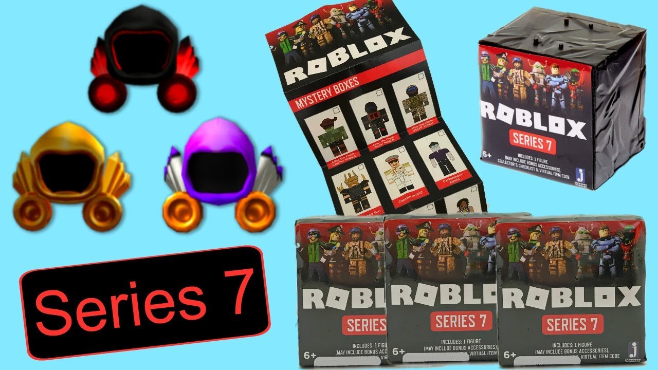 Roblox Series 7 Black Boxes Code Items Checklist Youtube - how do you put in codes from roblox mystery packs