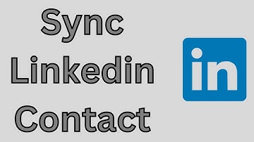 How to sync contact with linkedin?