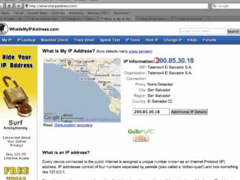 Como navegar anonimamente en la red, utilizando servidor proxy.wmv
