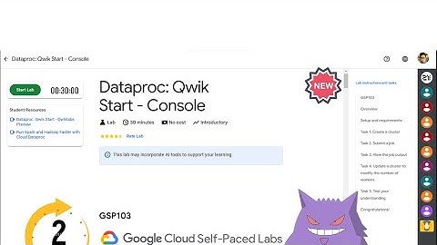 Dataproc: Qwik Start - Console  | #2024 | #GSP103 |#qwiklabs