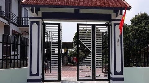 XEM MẪU CỔNG SẮT ĐẸP, HIỆN ĐẠI 4 CÁNH ĐÓNG MỞ TỰ ĐỘNG