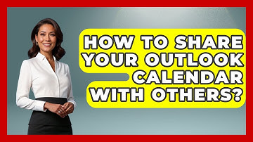 How To Share Your Outlook Calendar With Others? - Ultimate Life Hacks