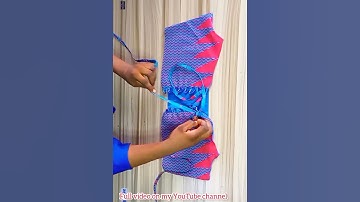 How to make a modesty panel with loops for your corset back. corset back cover lacing