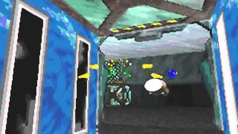 Descent II, Level 13, insane difficulty, cold start, no death, full rescue, 107HP at exit