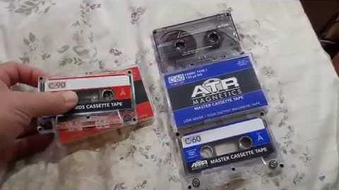 ATR Master Cassette C-60 with TDK housing calibration test part 3.