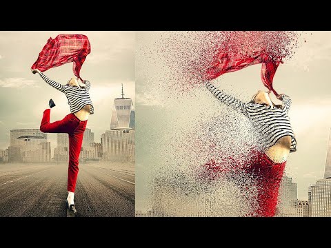 How to make a particles disappearing effect on capcut
