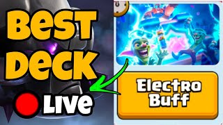 How to win the ELECTRO BUFF Challenge | Electro Buff Deck | ELECTRO BUFF CLASH ROYALE