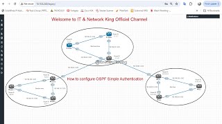 How to configure OSPF Simple Authentication - Quick Lab Guide