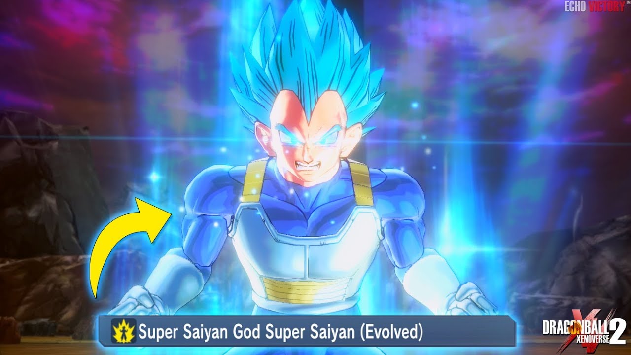 Dragon Ball Xenoverse 2 : NEW Transforming Blue Evolution Vegeta with ...