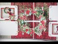 Поп ап по-новогоднему Конструкция венок / Pop up Christmas wreath