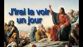 Video thumbnail of "J'irai la voir un jour - (Instrumental avec les paroles) - chant à Marie."