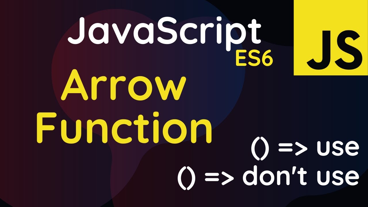 javascript arrow function assignment