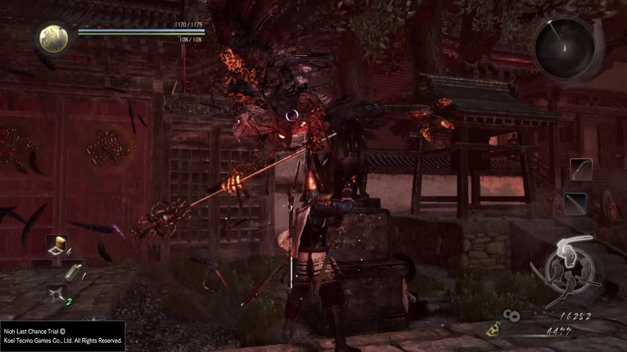 Nioh Last Chance Trial - Tengu glitch