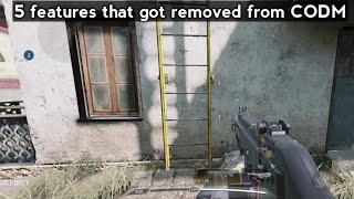 5 features that got removed from CODM Profile