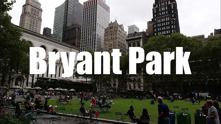 Bryant park, NEW YORK - 4K UHD - Virtual Trip
