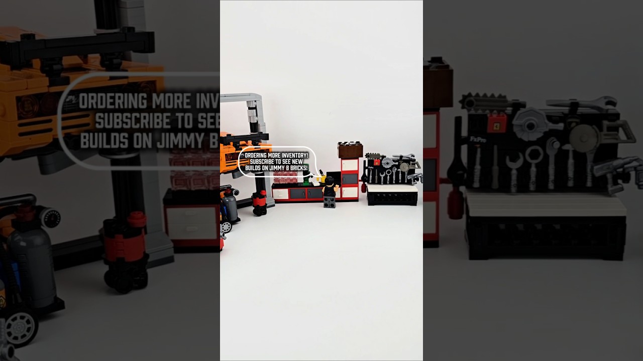 Build it in a beat! LEGO Speed Champions Garage Accessories 