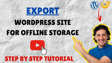✌️🏆How To Easily Export Your WordPress Site Manually with A Free Plugin In 2021 Tutorial Video🤩🔥