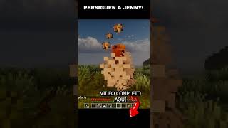 PERSIGUEN A JENNY UN ALDEANO LOCO DE MINECRAFT! #minecraft #novia #humor  #minecraftshorts #memes