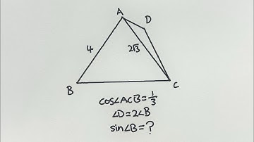 Q484 | Math Olympiad | Geometry | Law of Sine | Cosine