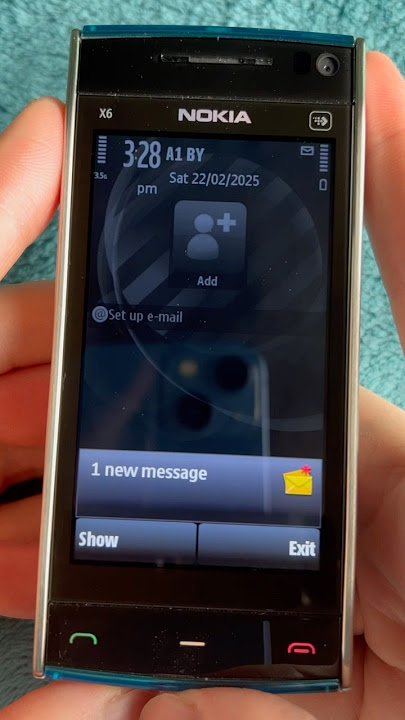 Nokia X6 Quick Look #nokia #symbian #retrophone