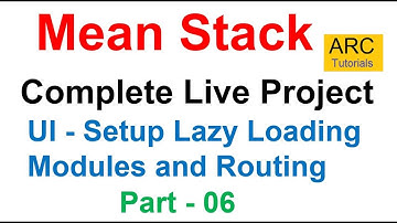 Mean stack project from scratch Part #6 - Lazy Loading Modules & Routing | Angular 11 CRUD Tutorial