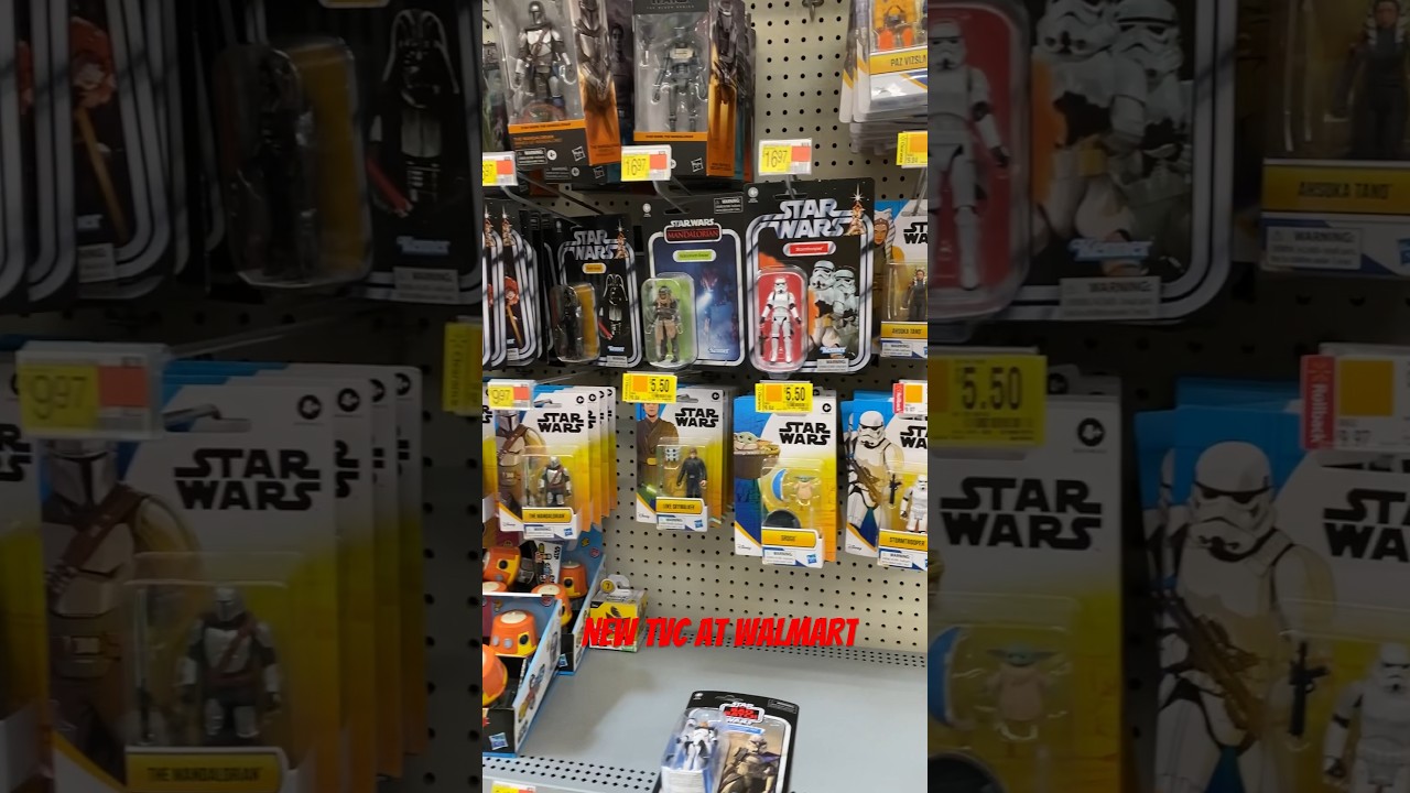 New TVC Star Wars figures at a Seattle area Walmart