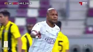 هدف السد الاول على قطر (أندريه ايو) الجوله الثانيه من دوري نجوم قطر للمحترفين