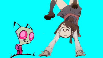 Invader Zim Little Witch Academia: Akko and Zim Blue Screen