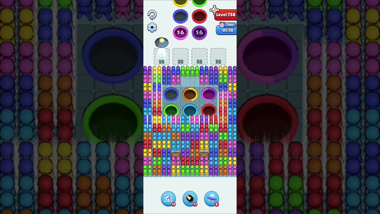 Hole People Level 738 Very Hard Walkthrough Solution 