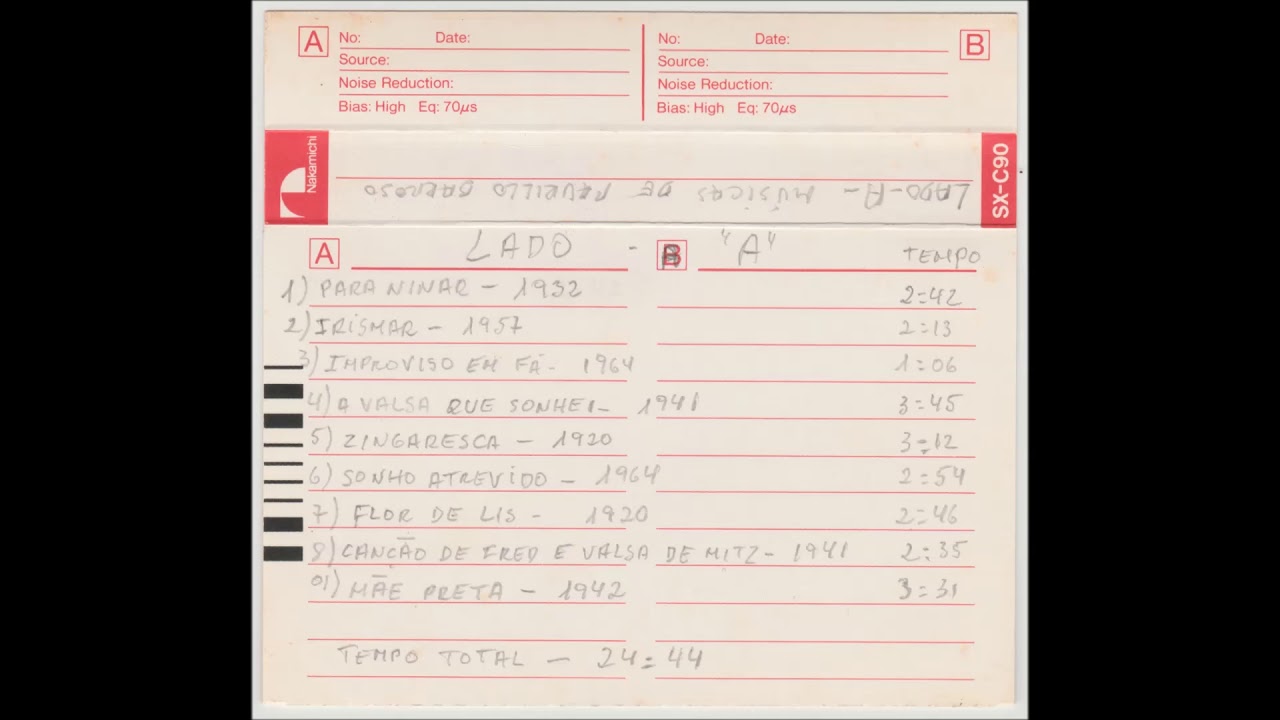 Músicas de Paurillo Barroso (Gerardo Parente, e o autor ao piano)