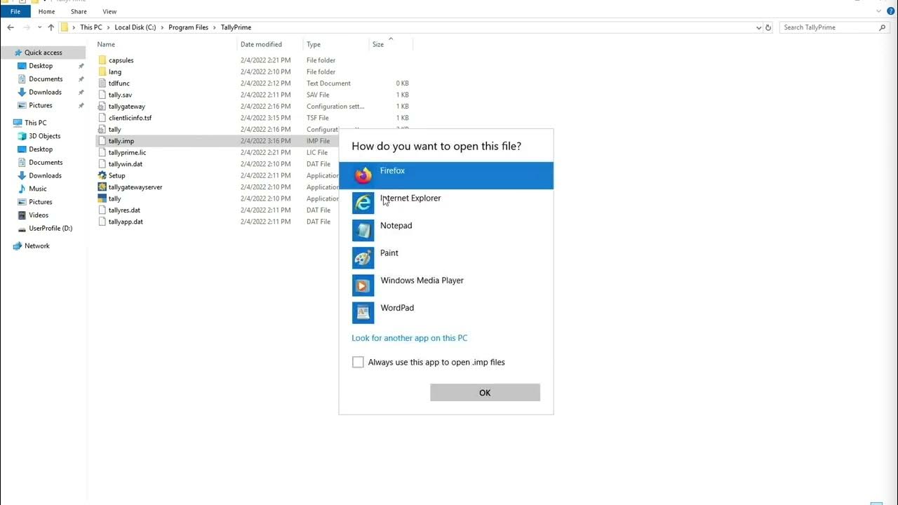 Tally How To Open Tally imp File In Notepad YouTube tally-how-to-open-tally-imp-file-in-notepad-youtube