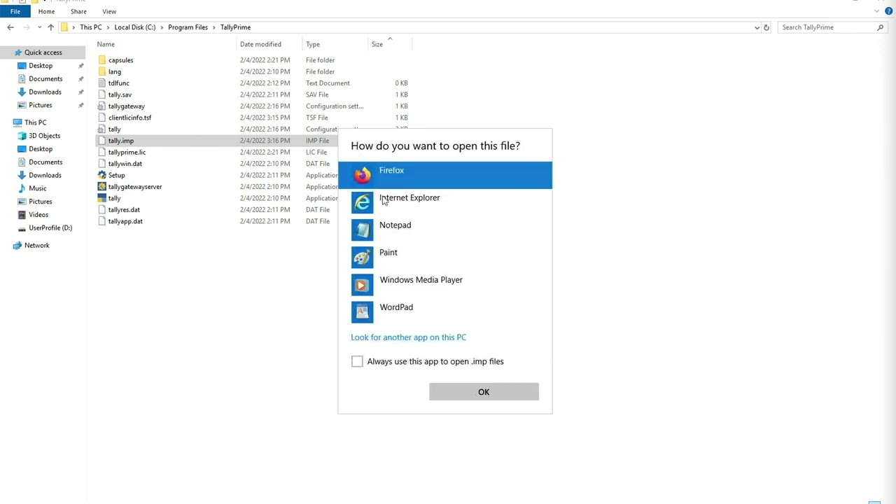 Tally How To Open Tally imp File In Notepad YouTube Tally How To Open Tally imp File In Notepad YouTube