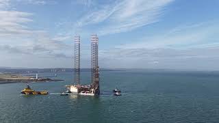 Noble Innovator arriving at Aberdeen South Harbour 2026 Aberdeen Show Jr Then Open Nile 2026