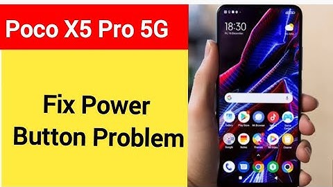 How to fix power button problem Poco X5 Pro 5G, how to fix auto restart problem Poco
