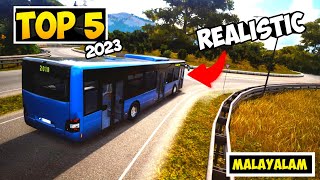 Top 5 Best Bus Simulator Games For Android 2023 🤯⚡️|| Offline / Online || Malayalam screenshot 1