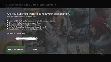 How to cancel Xbox subscription on console