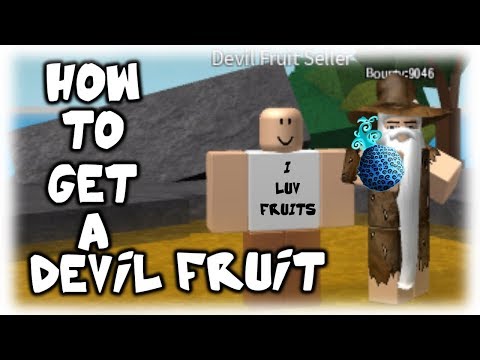 How To Get A Devil Fruit Steve S One Piece Roblox Youtube - buying a devil fruit steves one piece roblox