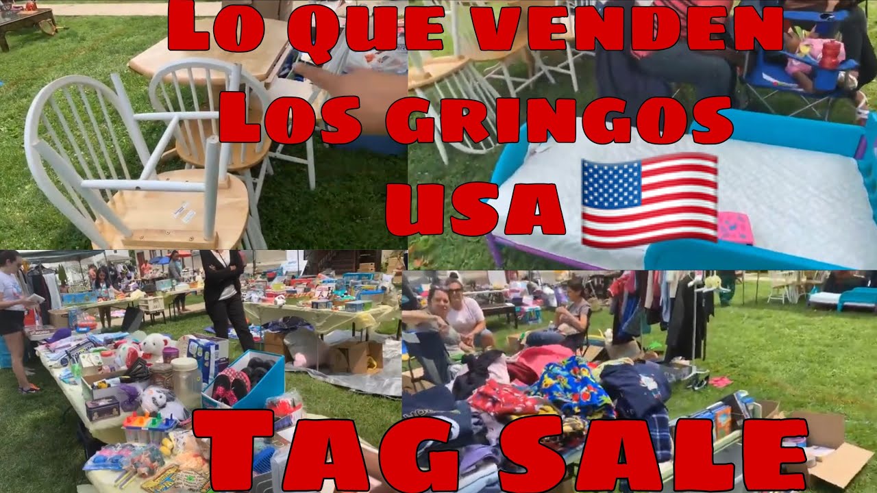 🛑GARAGE SALE USA 🇺🇸//LO QUE VENDEN LOS GRINGOS //TAG SALE YouTube